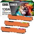 thumbnail image 1 of Cool Toner Compatible Toner Replacement for HP CF350A/CE310A 130A Pro MFP M177fw M176 M176fn Laserjet Pro M177（Cyan,Magenta,Yellow, 3-Pack), 1 of 7