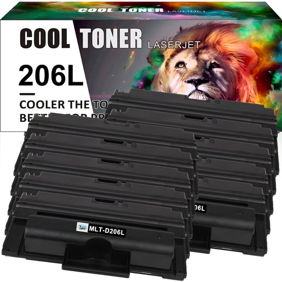 Cool Toner Compatible Toner Replacement for Samsung MLT-D206L/XAA SCX-5935 Series Laser Printer (Black, 10-Pack)