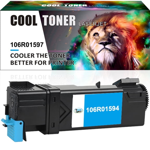 Cool Toner Compatible Toner Replacement for Xerox 106R01594 Phaser 6505dn 6505n 6500dn 6500n Printer Ink（Cyan, 1-Pack)