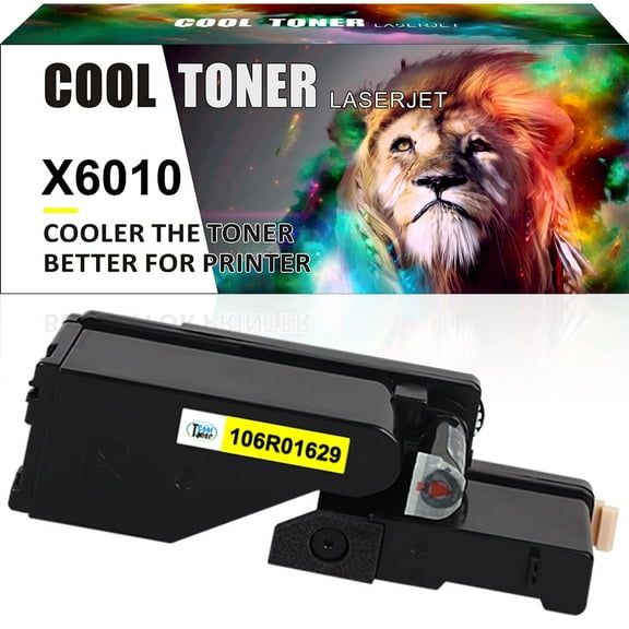 Cool Toner Compatible Toner Replacement for Xerox 106R01629 for Phaser 6000 6010 V/N Workcentre 6015 Printer （Yellow, 1-Pack)