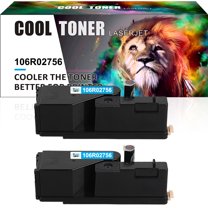 Cool Toner Compatible Toner Replacement for Xerox 106R02756 for Xerox WorkCentre 6027 6025 Phaser 6022 6020 Printer（Cyan, 2-Pack)
