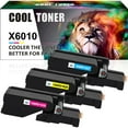 thumbnail image 1 of Cool Toner Compatible Toner for Xerox 106R01627 106R01628 106R01629 for Xerox Phaser 6000 6010 6010N WorkCentre 6015V 6015N Replacement Printers Toner Ink Cyan+Magenta+Yellow, 3-Pack, 1 of 7