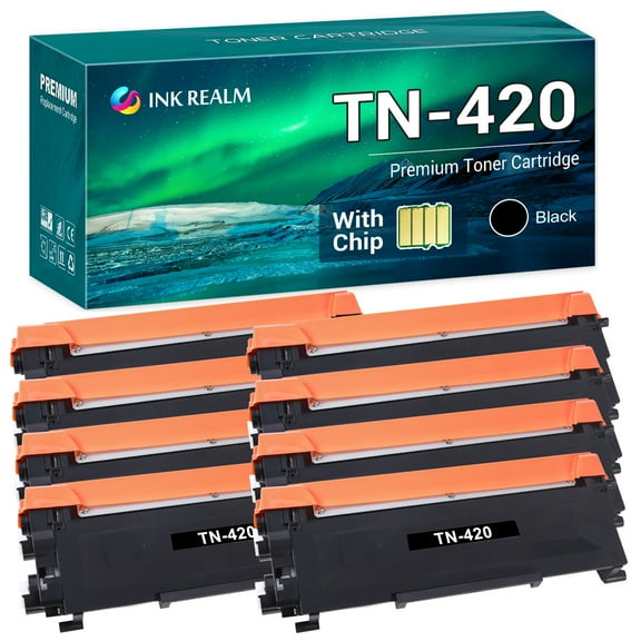 Cool Toner Compatible Toner for Brother TN420 TN-420 HL-2270DW HL-2280DW MFC-7860DW MFC-7360N Printer Ink (Black,8 Pack)