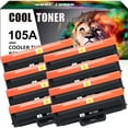 thumbnail image 1 of Cool Toner Compatible Toner for HP 105A W1105A MFP 135a 135w 137fnw 107a 107w Printer Ink (Black, 8 Pack), 1 of 7