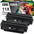 thumbnail image 1 of Cool Toner Compatible Toner for HP 11X Q6511X 11A Q6511A for Laserjet 2430 2420 2410 2400 2420d 2420dn 2430tn High Yield Printer (Black, 2 Pack), 1 of 9