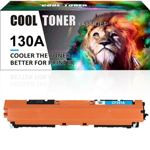 Cool Toner Compatible Toner for HP 130A CF351A Color Laserjet Pro MFP M177fw M176n M177 M176 Printer (Cyan, 1 Pack)