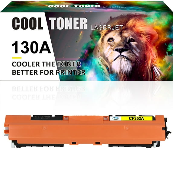 Cool Toner Compatible Toner for HP 130A CF352A Color Laserjet Pro MFP M177fw M176n M177 M176 Printer (Yellow, 1 Pack)
