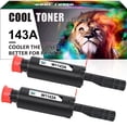 thumbnail image 1 of Cool Toner Compatible Toner for HP 143A W1143A for Neverstop Laser 1001nw MFP 1201n 1202nw Printer (Black, 2 Pack), 1 of 9