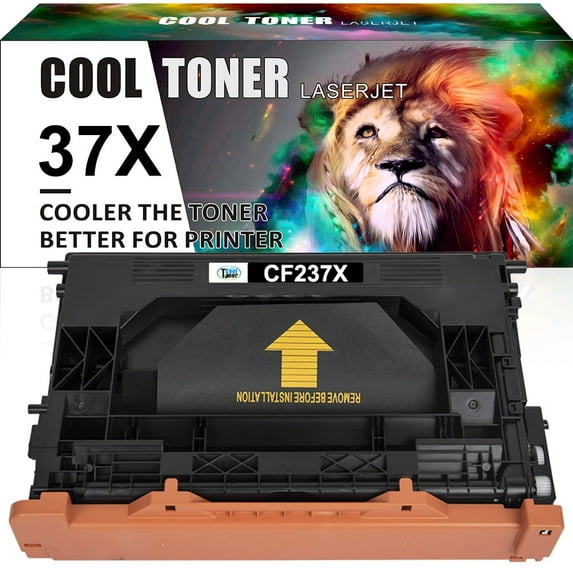 Cool Toner Compatible Toner for HP 37X CF237X for Laserjet Enterprise MFP M631 M632 M633 M607 M608 M609 (Black, 1 Pack)