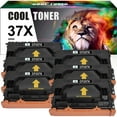 thumbnail image 1 of Cool Toner Compatible Toner for HP 37X CF237X for Laserjet Enterprise MFP M631 M632 M633 M607 M608 M609 (Black, 6 Pack), 1 of 9
