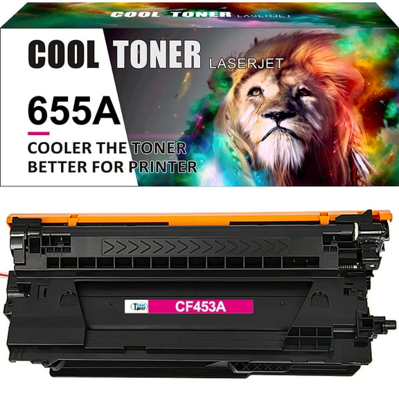 Cool Toner Compatible Toner for HP CF453A Enterprise M652n M652 M653dn M653x M653 Printer Ink (Magenta,1 Pack)