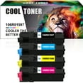 thumbnail image 1 of Cool Toner Compatible Toner for Xerox 106R01597 106R01594 106R01595 106R01596 Phaser 6500 WorkCentre 6505 Printer Ink (Black,Cyan,Magenta,Yellow,4 Pack), 1 of 7