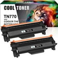 thumbnail image 1 of Cool Toner TN770 Toner Cartridge Replacement Compatible for Brother TN-770 HL-L2370DW HL-L2370DWXL MFC-L2750DW MFC-L2750DWXL Printer Ink Black High Yield, 2-Pack, 1 of 8