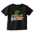 thumbnail image 1 of Cool Totally Roarsome Dinosaur Pun Toddler Boy Girl T Shirt Infant Toddler Brisco Brands 6M, 1 of 5