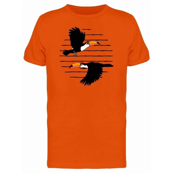 Cool Toucans Cartoon Tee Men's -Image by Shutterstock