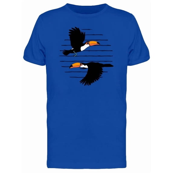 Cool Toucans Cartoon Tee Men's -Image by Shutterstock
