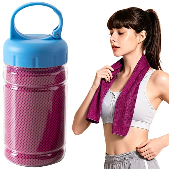 Cool Towel,Cooling Towel,Ice Cool Neck Cooling Towel, Soft Breathable Microfiber Gym Sports Towel For Men Women, Reusable Instant Chill Towel For Golf, Tennis, Running, Marathon, Fitness, Yoga