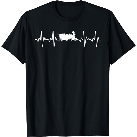 Cool Train Art For Men Women Railroad Collector Train Lovers T-Shirt