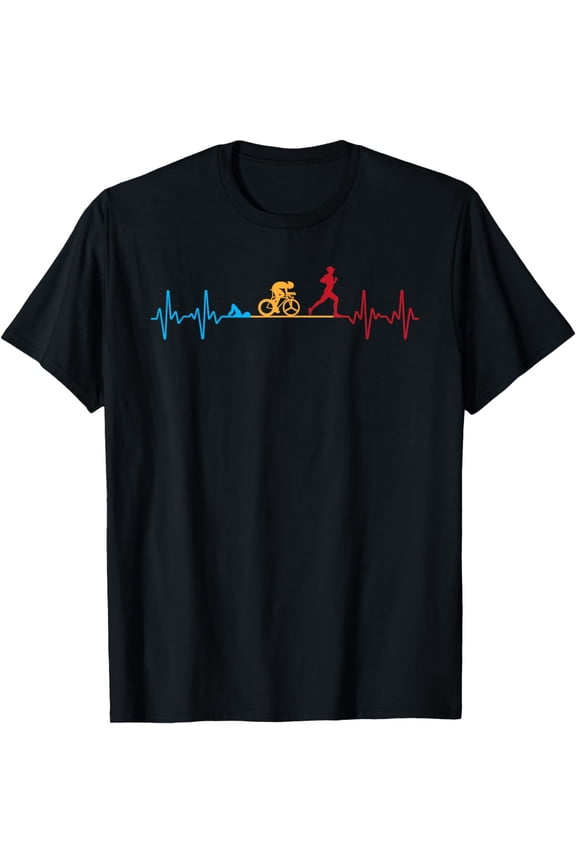 Cool Triathlon Art For Men Women Triathlete Endurance Sport T-Shirt mens t shirt，black，women，funny，misfits，men，journey，t-shirt