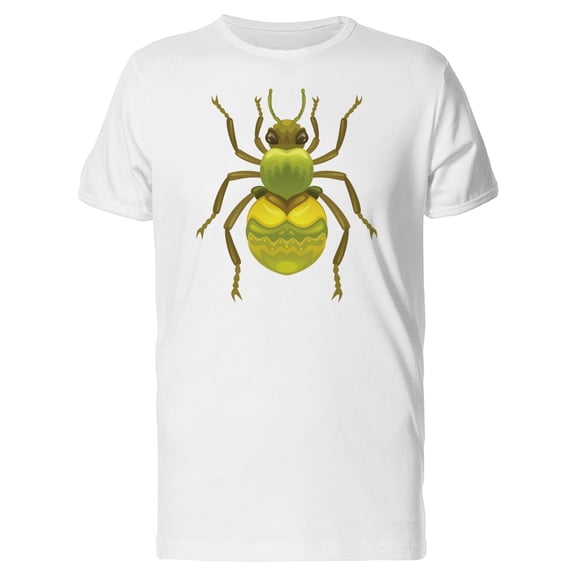 Cool Tribal Green Beetle T-Shirt Men -Image by Shutterstock, Male Large
