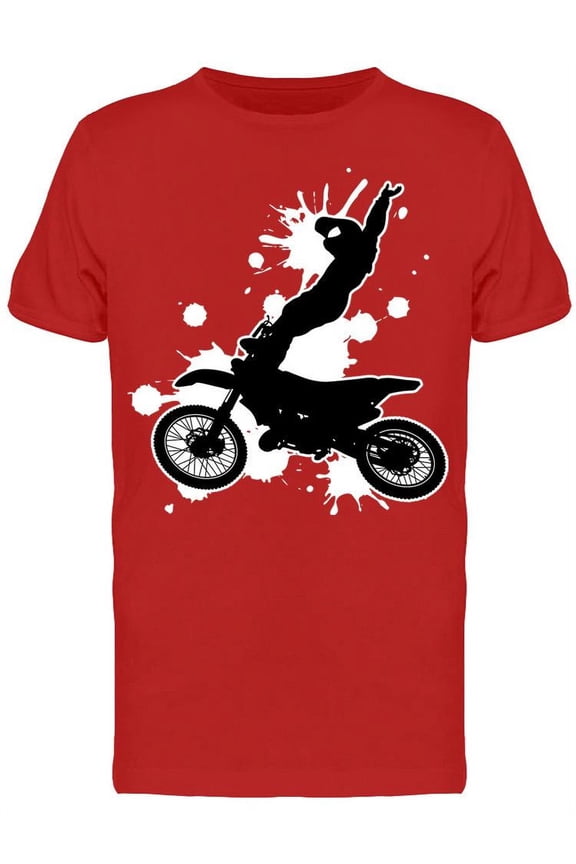 Cool Trick Motocross T-Shirt Men -Image by Shutterstock, Male Small