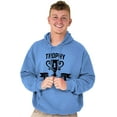thumbnail image 1 of Cool Trophy Husband Number 1 Hubby Hoodie Hooded Sweatshirt Men Brisco Brands X, 1 of 6