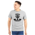 thumbnail image 1 of Cool Trophy Husband Number 1 Hubby Men's Graphic T Shirt Tees Brisco Brands S, 1 of 5
