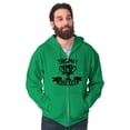 thumbnail image 1 of Cool Trophy Husband Number 1 Hubby Zip Hoodie Sweatshirt Men Brisco Brands S, 1 of 6