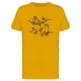 thumbnail image 1 of Cool Tropical Birds Sketch Tee Men's -Image by Shutterstock, 1 of 2