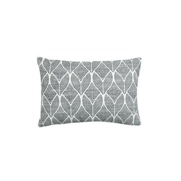 Cool Tropics Black Indoor Outdoor Pillow 14x20