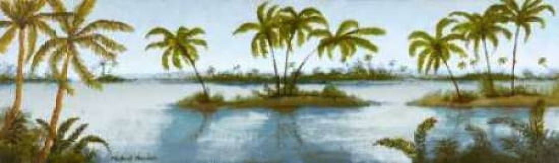 Cool Tropics II Canvas Art - Michael Marcon (8 x 24)