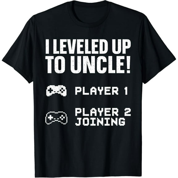 Cool Uncle Art For Uncle Men Video Gamer Gaming Uncle To Be T-Shirt