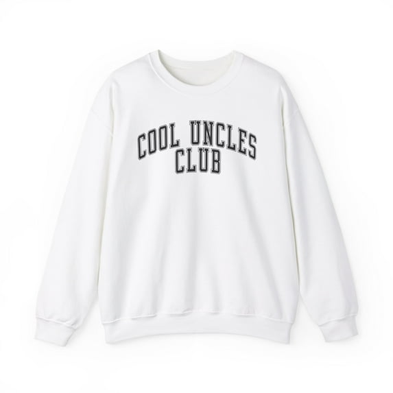 Cool Uncle Sweatshirt Gifts Crew Neck Shirt Long Sleeve Unisex