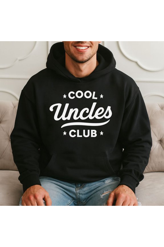 Cool Uncles Club - Fun Uncle Gift Hoodie