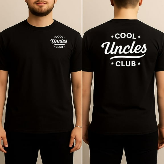Cool Uncles Club - Fun Uncle Gift T-Shirt