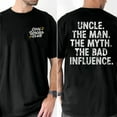 thumbnail image 1 of Cool Uncles Club Mens Graphic Tee Shirt Funny Tops Comfortable Round Neck Short Sleeve Black S-5XL, 1 of 5