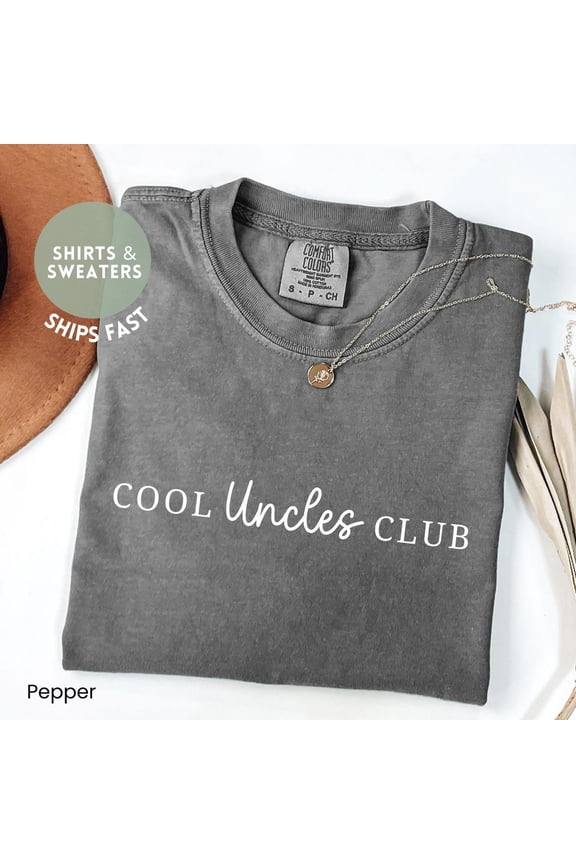 Cool Uncles Club New Uncle Baby Announcement To Be Pregnancy Reveal Tshirt All Size S-4Xl