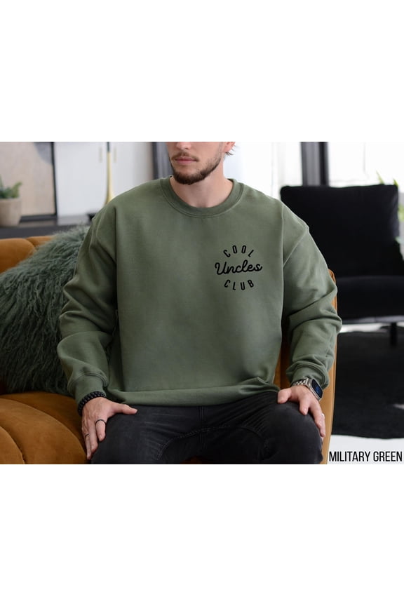 Cool Uncles Club Sweatshirt, Cool Uncles Sweater for New Uncle, Pregnancy Announcement Uncle, Uncle to Be All Size S-5Xl