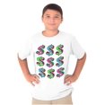 thumbnail image 1 of Cool Urban Cash Money Dollar Sign Crewneck T Shirts Boy Girl Teen Brisco Brands S, 1 of 5