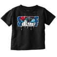 thumbnail image 1 of Cool Urban Papa Smurf Logo Drip Toddler Boy Girl T Shirt Infant Toddler Brisco Brands 6M, 1 of 5