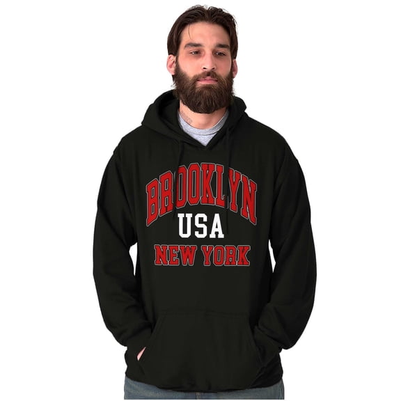 Cool Varsity Brooklyn New York USA Hoodie Sweatshirt Women Men Brisco Brands S