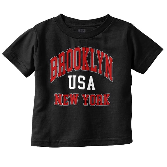 Cool Varsity Brooklyn New York USA Toddler Boy Girl T Shirt Infant Toddler Brisco Brands 3T