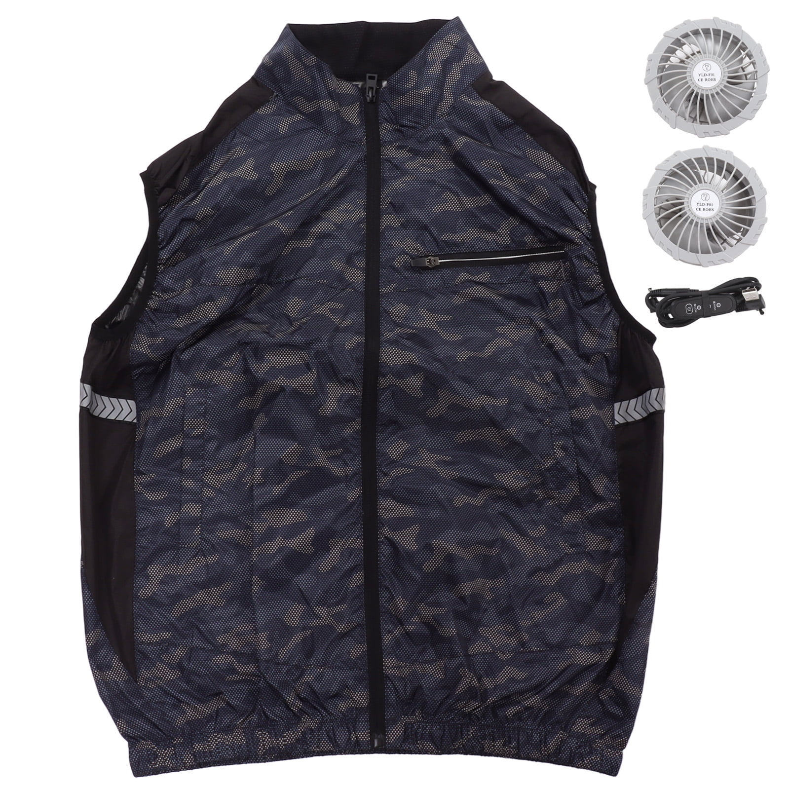 Cool Vest Cooling Fan Vest Air Conditioned Clothes for Working Fishing