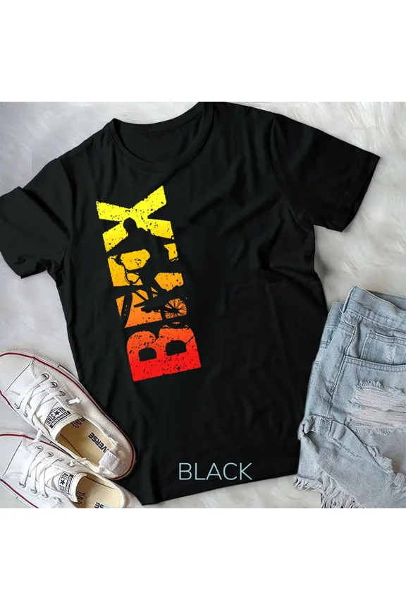 Cool Vintage Bmx Bike Fan Racing For Boys Girls Tee Unisex Tshirt