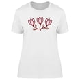 thumbnail image 1 of Cool Vintage Flowers Doodle T-Shirt Women -Image by Shutterstock, Female Large, 1 of 2