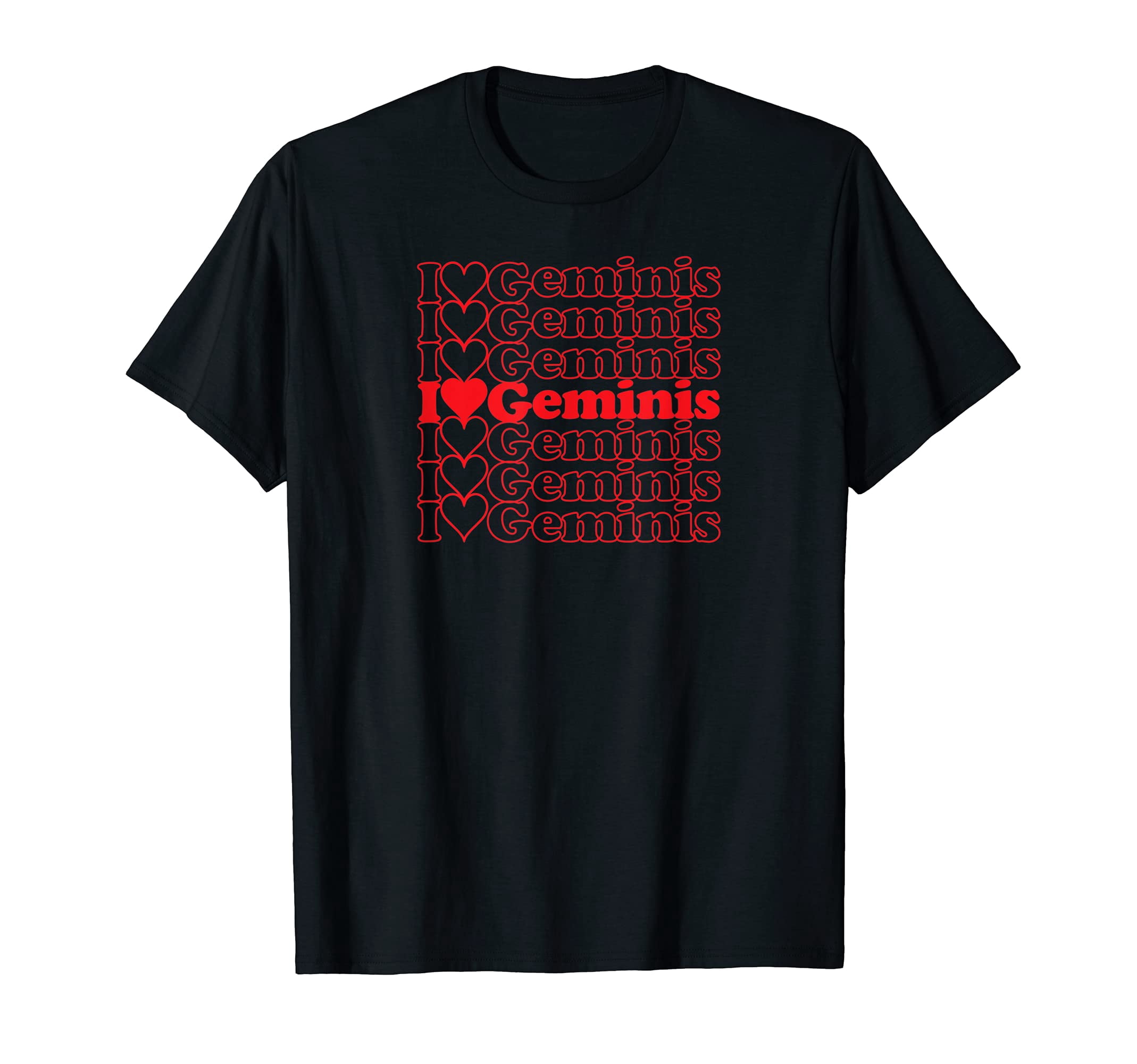 Cool Vintage Inspired "I Love Geminis" Graphic T-Shirt for Zodiac ...