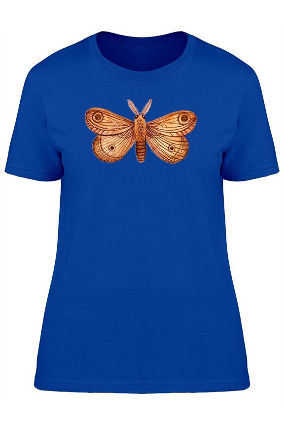 Cool Vintage Moth Butterfly T-Shirt Women -Image by Shutterstock, Female Small
