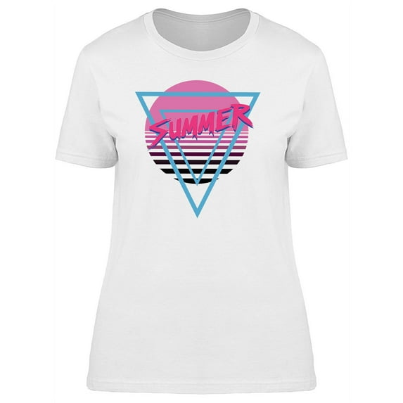Cool Vintage Summer Slogan Women's White T-shirt