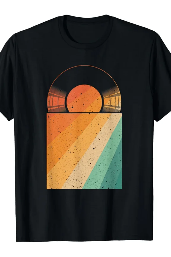 Cool Vinyl Art For Men Women Vintage Vinyl Record Lovers T-Shirt