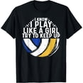thumbnail image 1 of Cool Volleyball For Women Girls Youth Volleyball Team Sports T-Shirt Black 3X-Large, 1 of 3